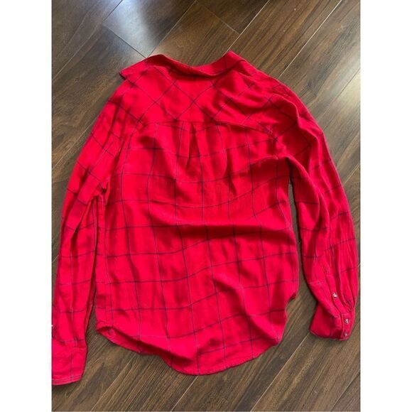 A new day XS plaid flannel button up shirt - Picture 3 of 3
